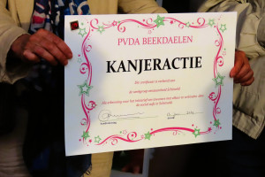 Uitreiking PvdA Kanjer